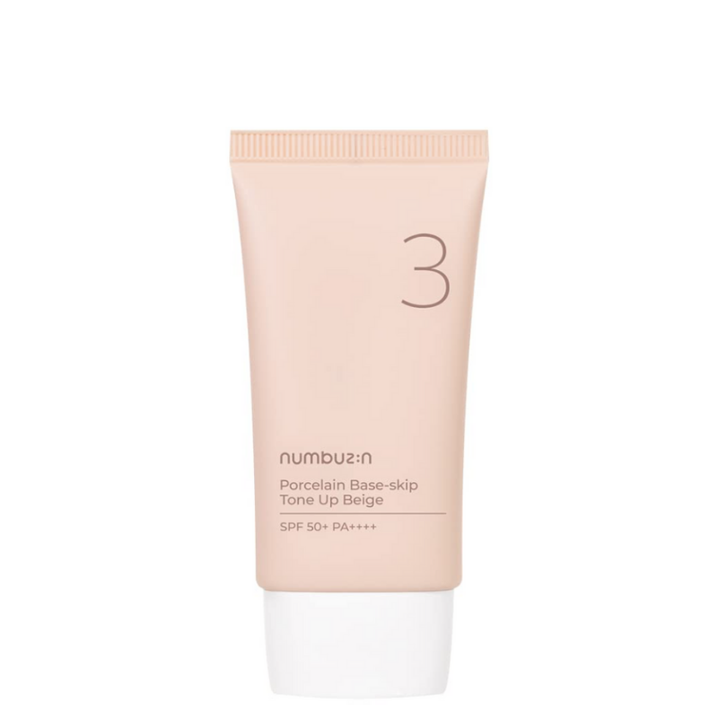 Bestkoreanskincares TONE-UP CREAM No.3 Porcelain Base-skip Tone Up Beige SPF50+ PA++++ numbuzin