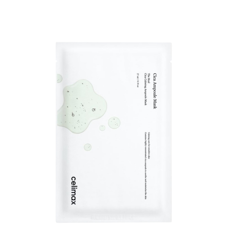 Bestkoreanskincares SHEET MASK The Real Cica Calming Ampoule Mask Set (5 masks) celimax