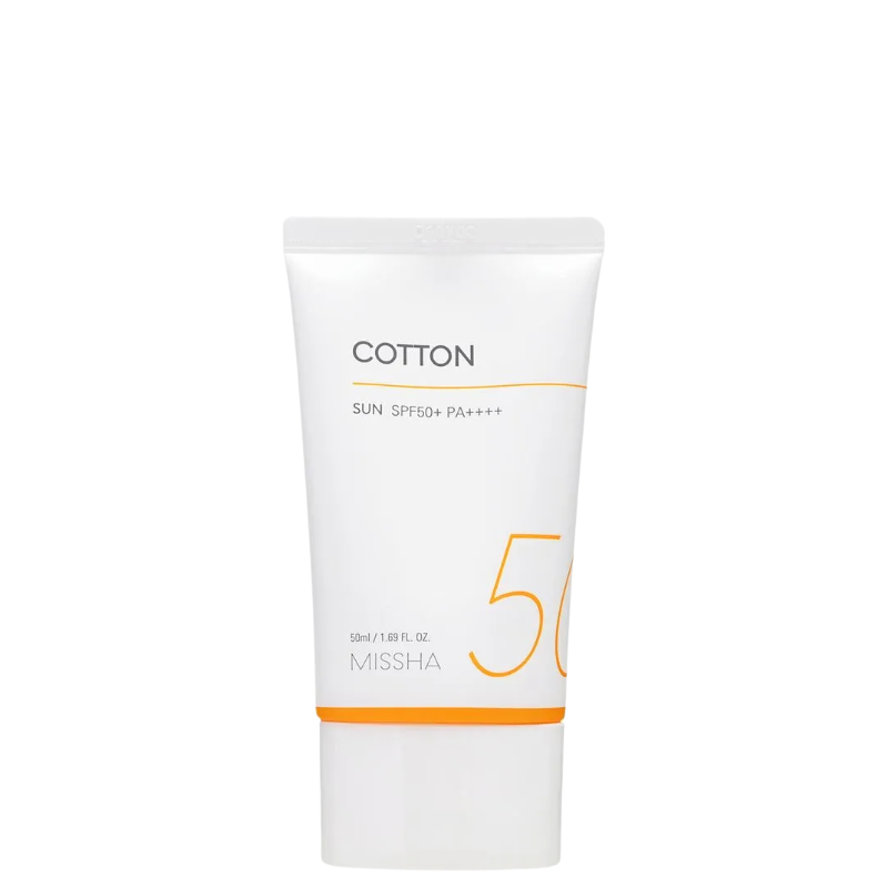 Bestkoreanskincares SUN CREAM All Around Safe Block Cotton Sun SPF50+ / PA++++ MISSHA