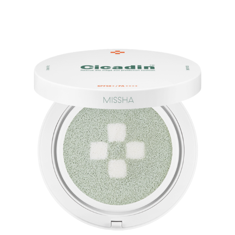 Bestkoreanskincares SUN CUSHION Cicadin Rescue Ato Mega Cushion Sun SPF50+ PA++++ MISSHA