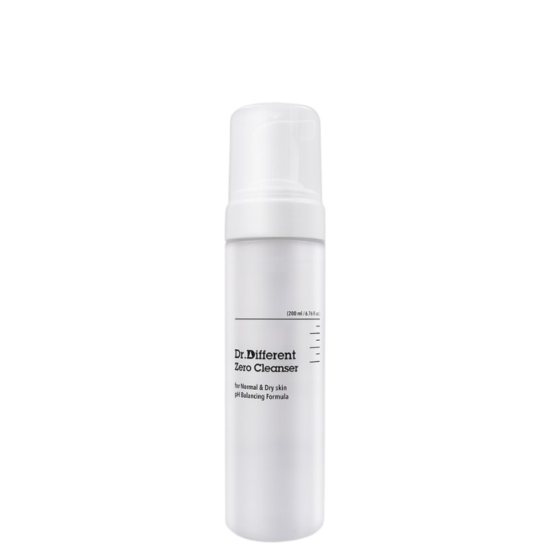 Bestkoreanskincares CLEANSING FOAM Zero Cleanser for Normal & Dry Skin Dr. Different