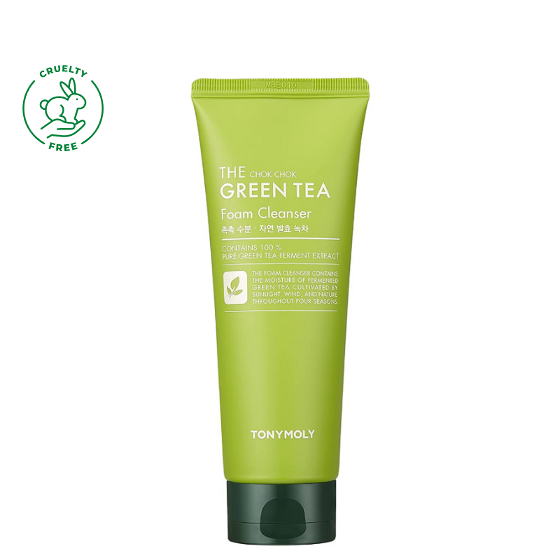 Bestkoreanskincares CLEANSING FOAM The Chok Chok Green Tea Foam Cleanser TONYMOLY